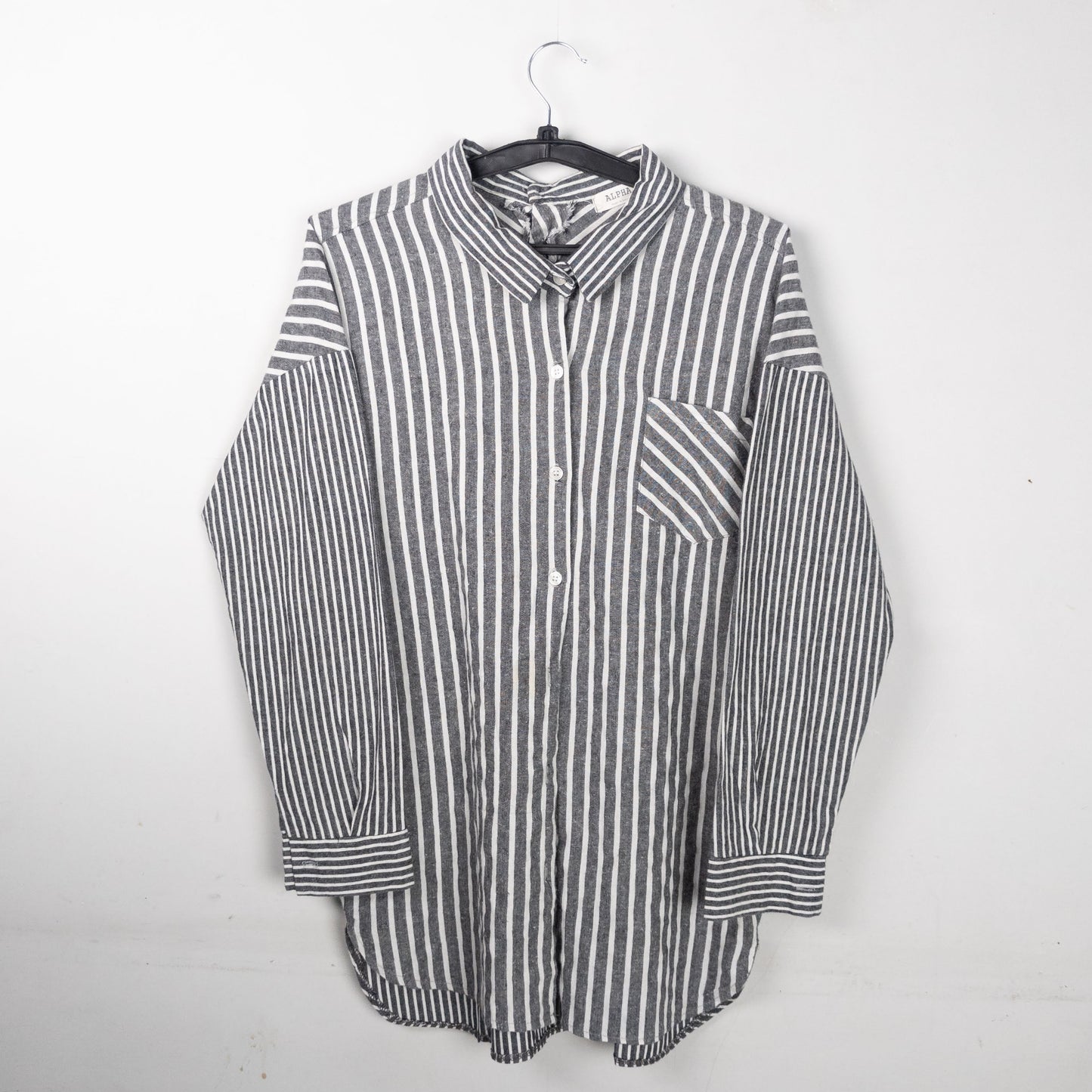 Striped Button-Down Shirt