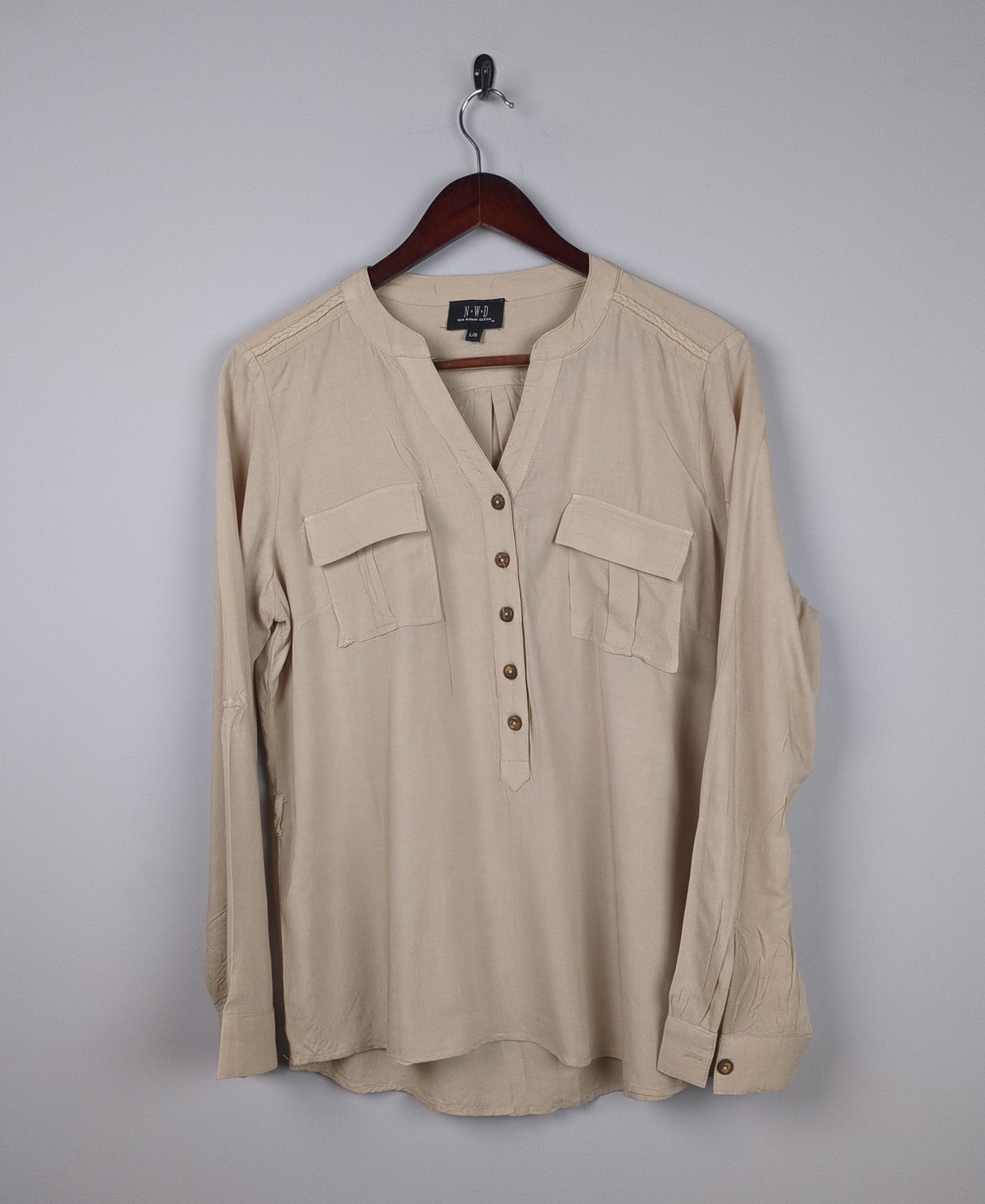 Beige Blouse