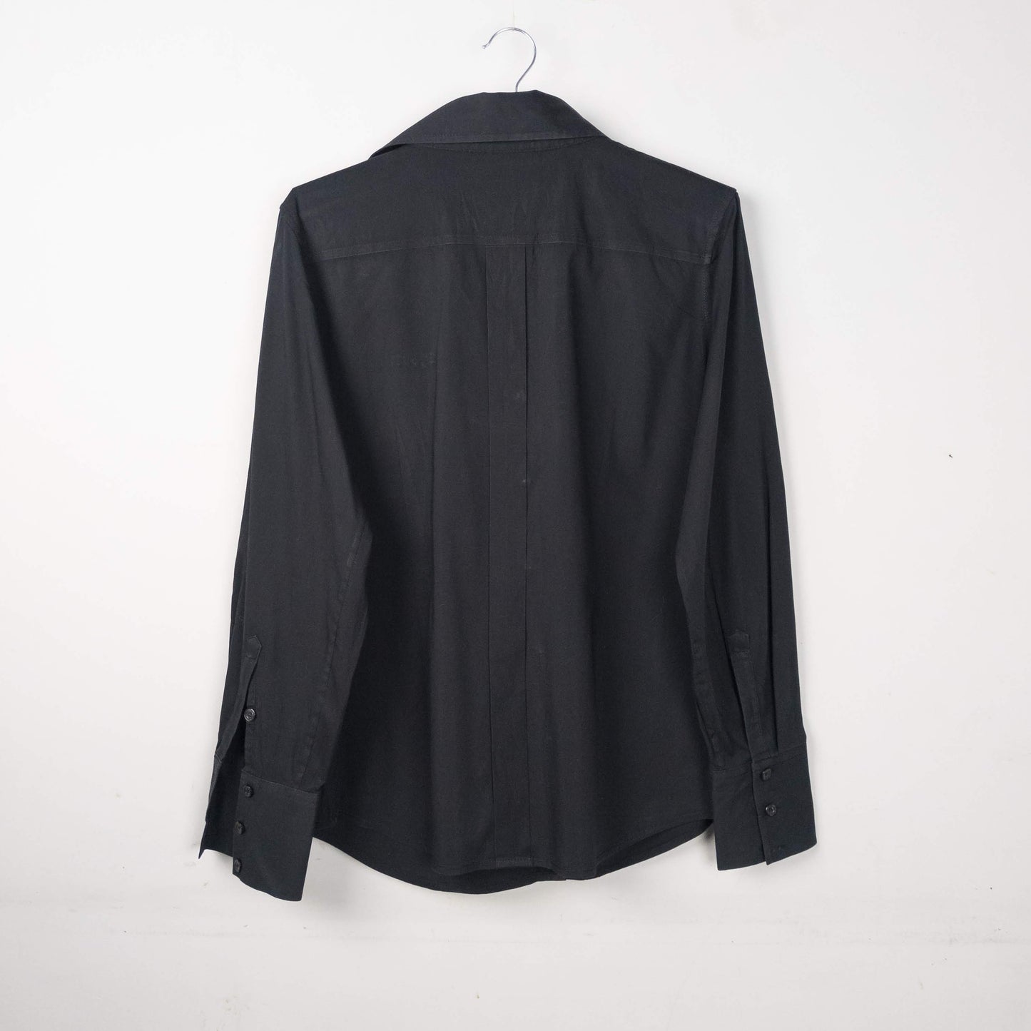 Black Long Sleeve Button-down Shirt