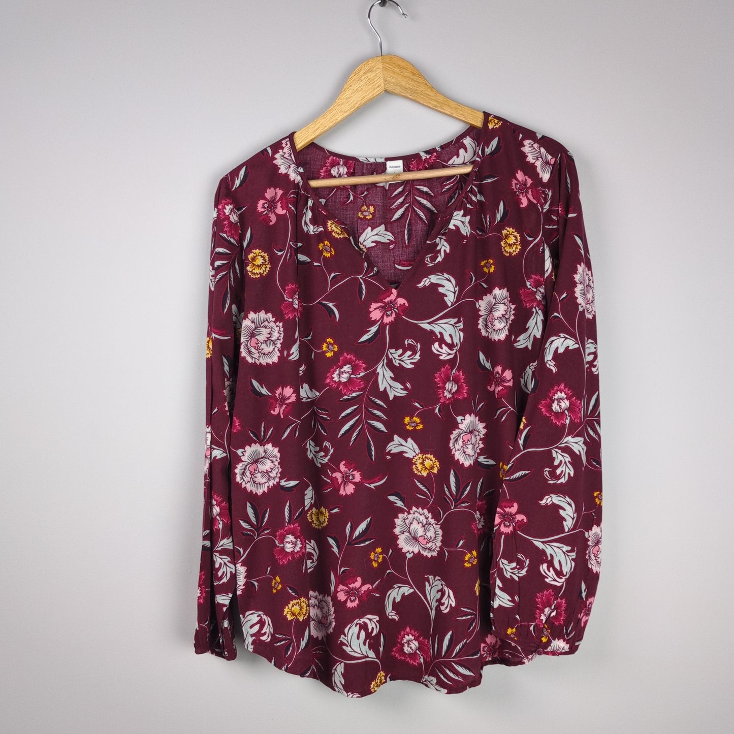 Floral Maroon