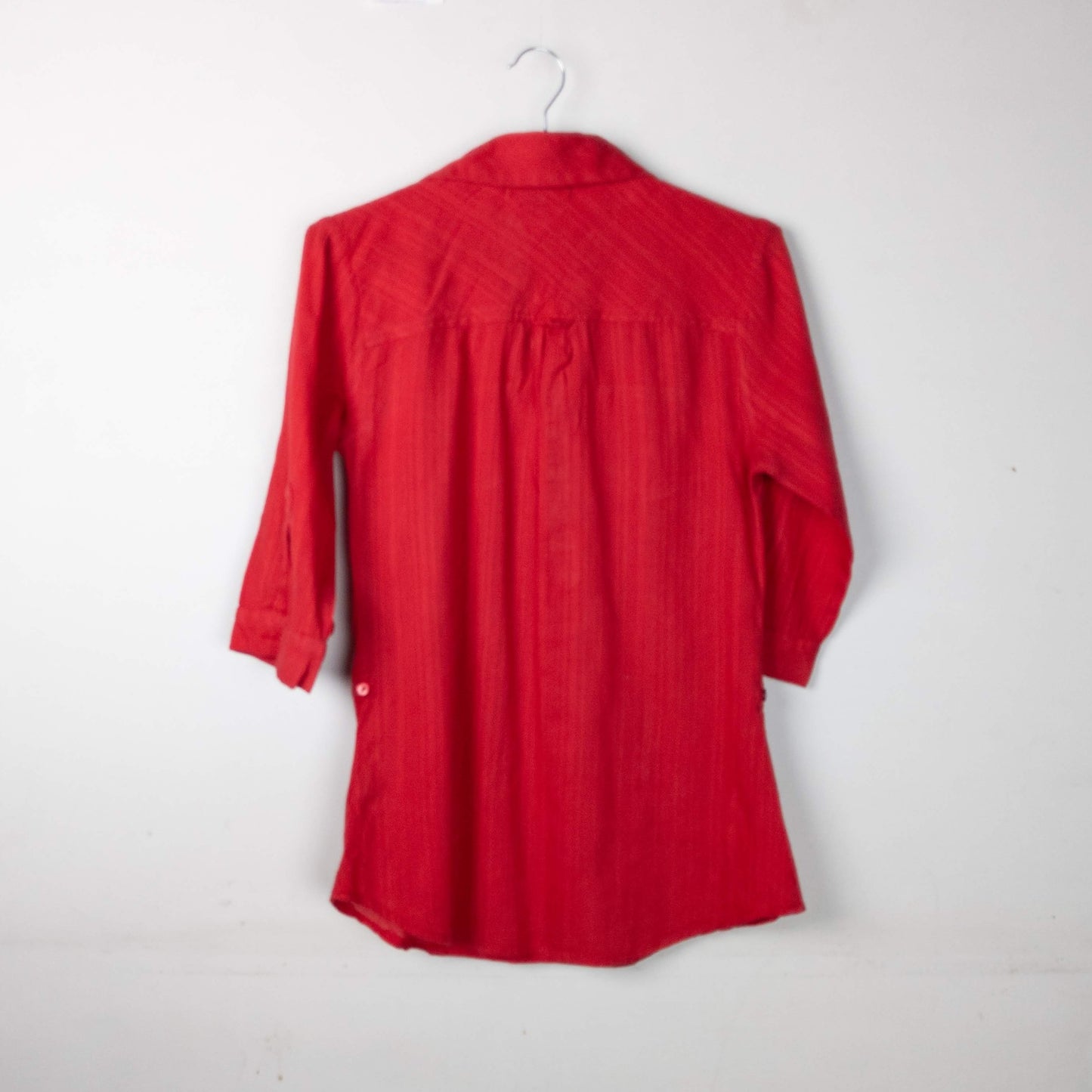 Red Button-Up Top