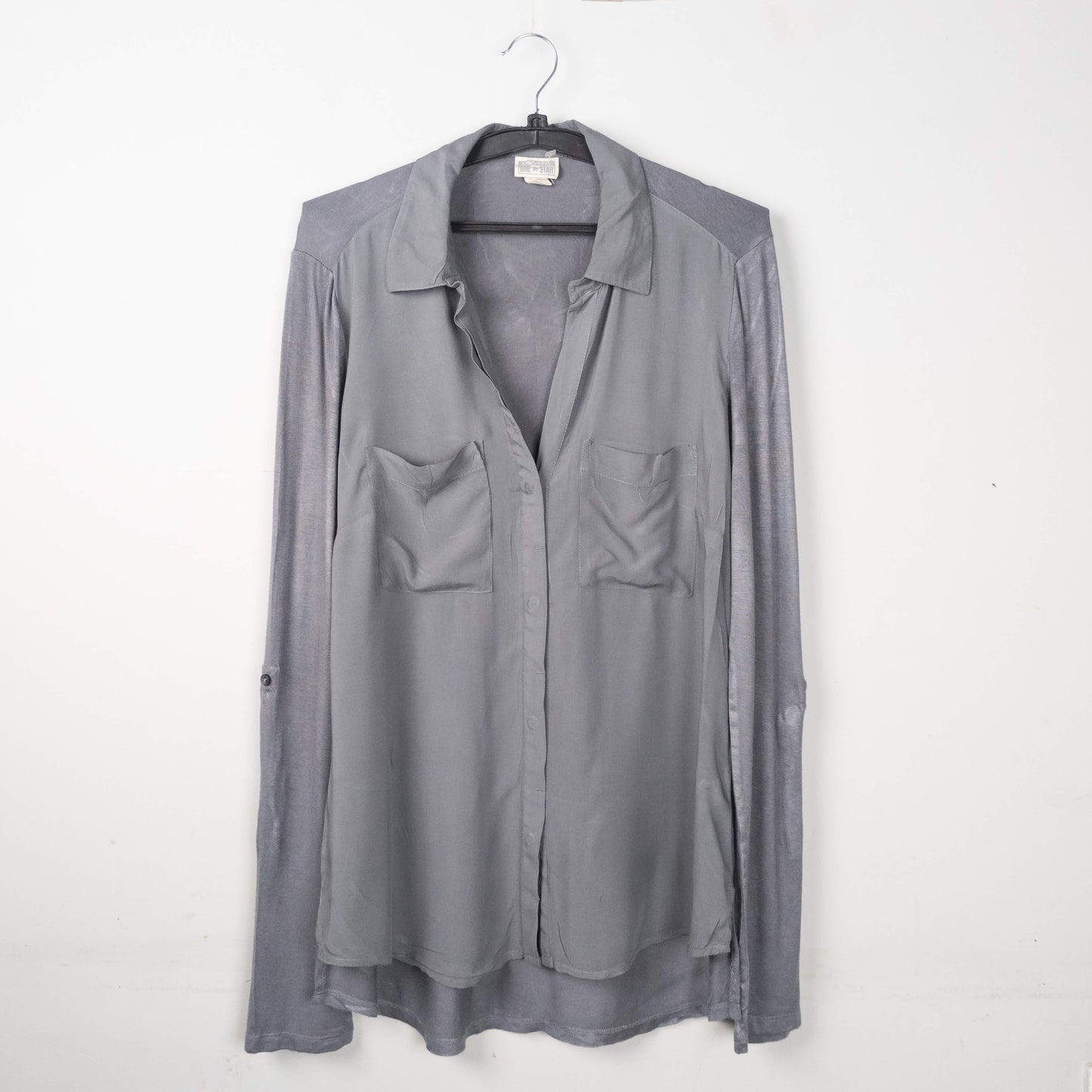 Long Sleeve Button-Down Top