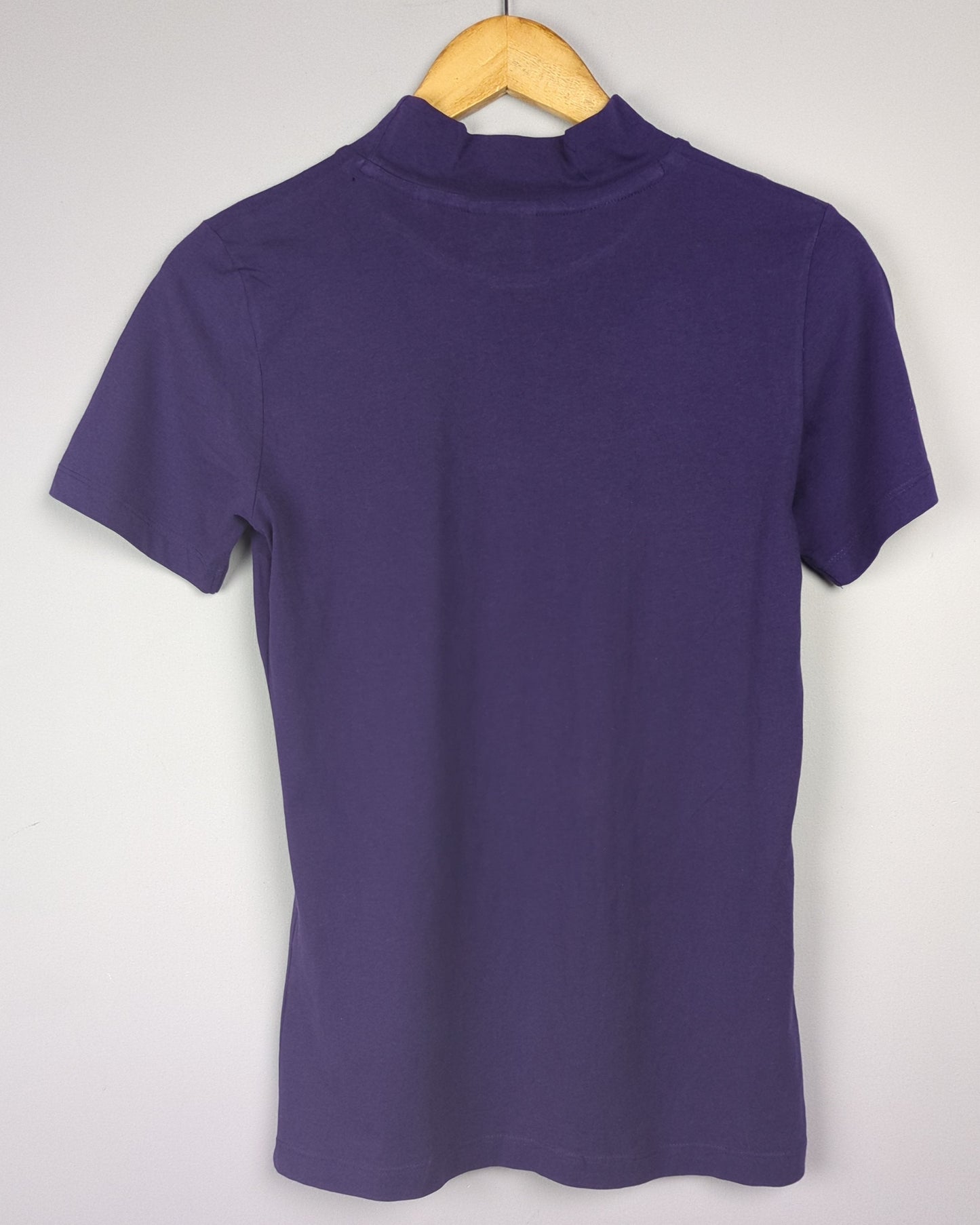 Rareism Purple Mockneck Tee