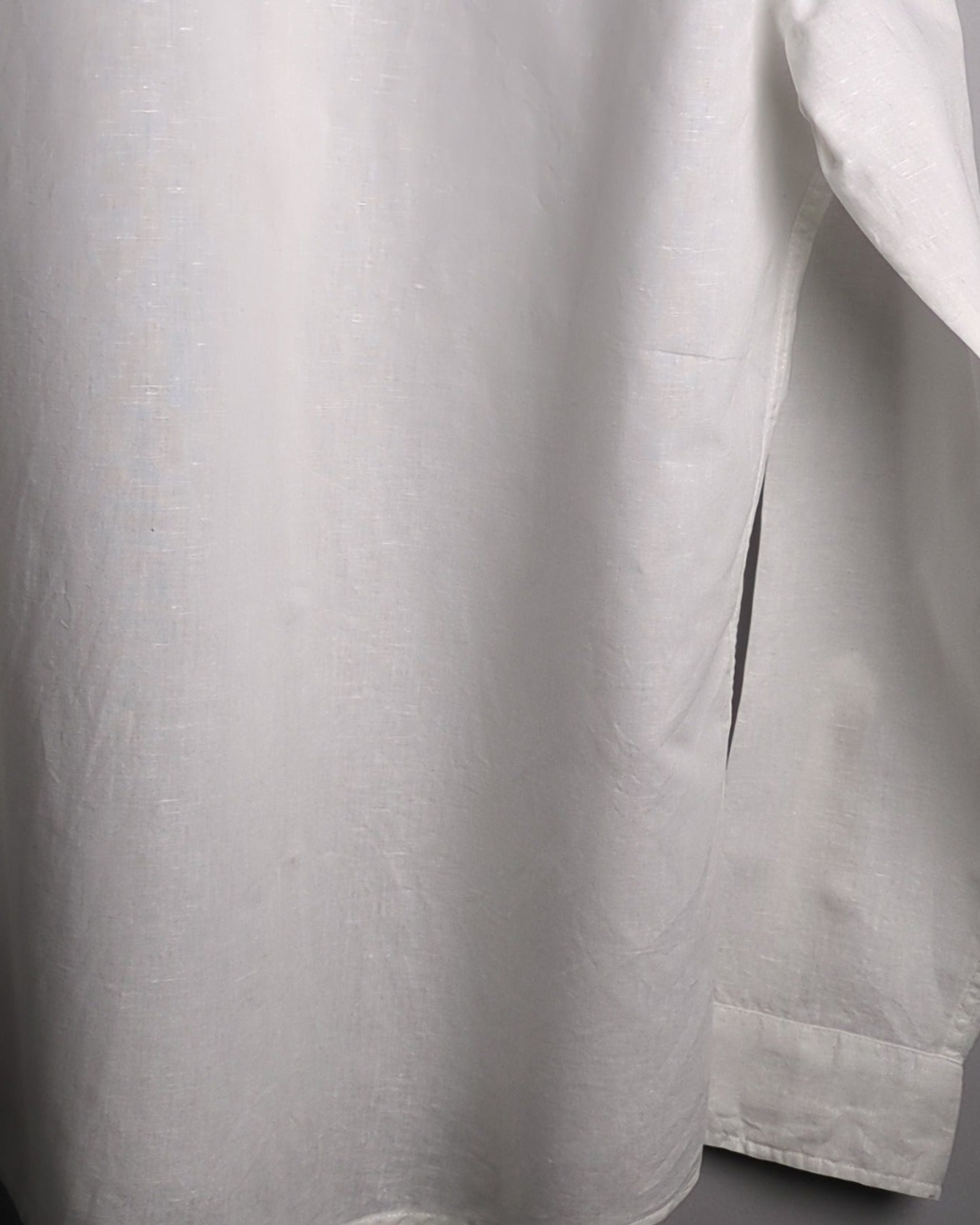Zara White Mandarin Shirt