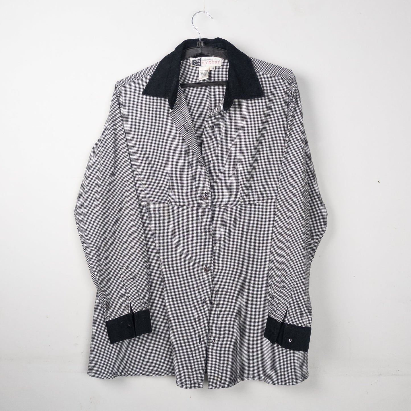 Gingham Button-Up Shirt