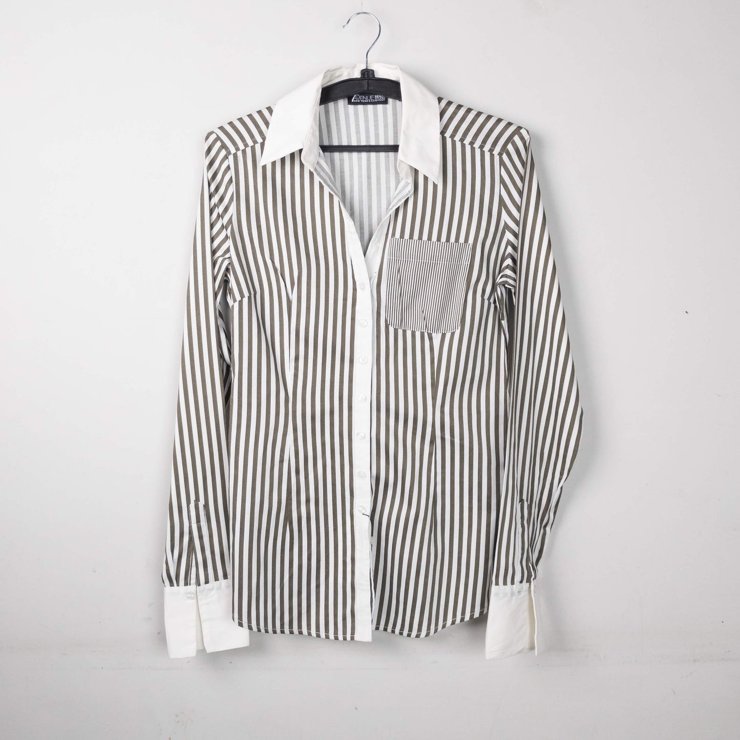Striped Button-Down Shirt