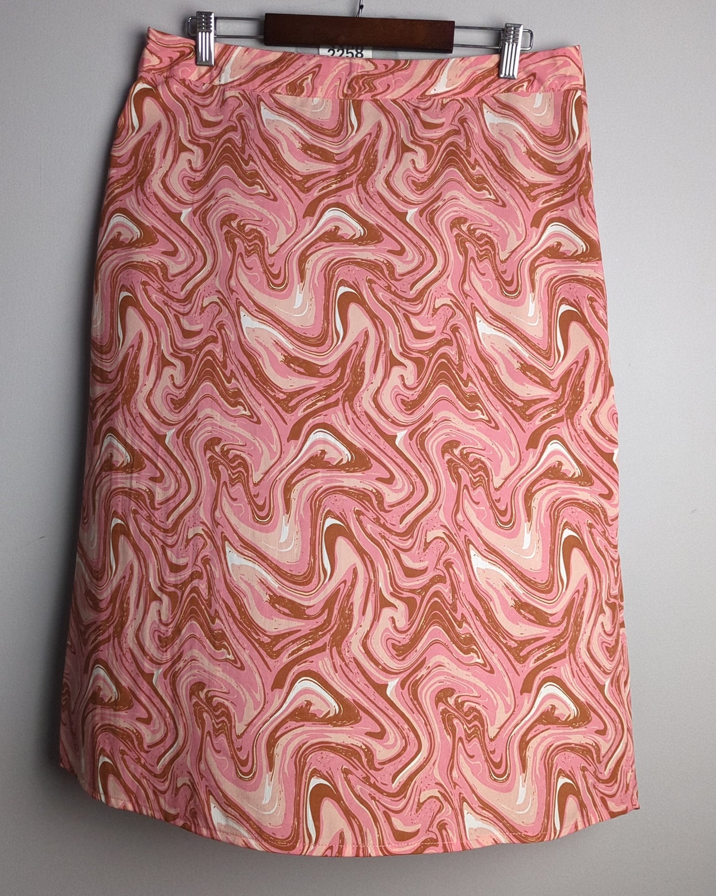 Marie Claire Pink Midi Skirt