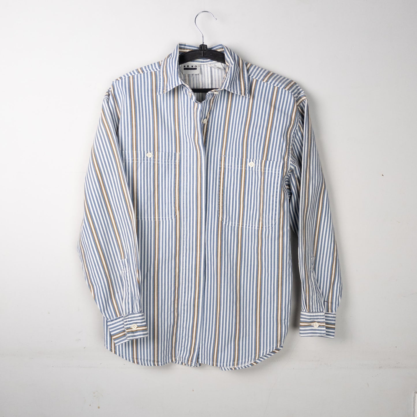 Striped Button-Up Shirt
