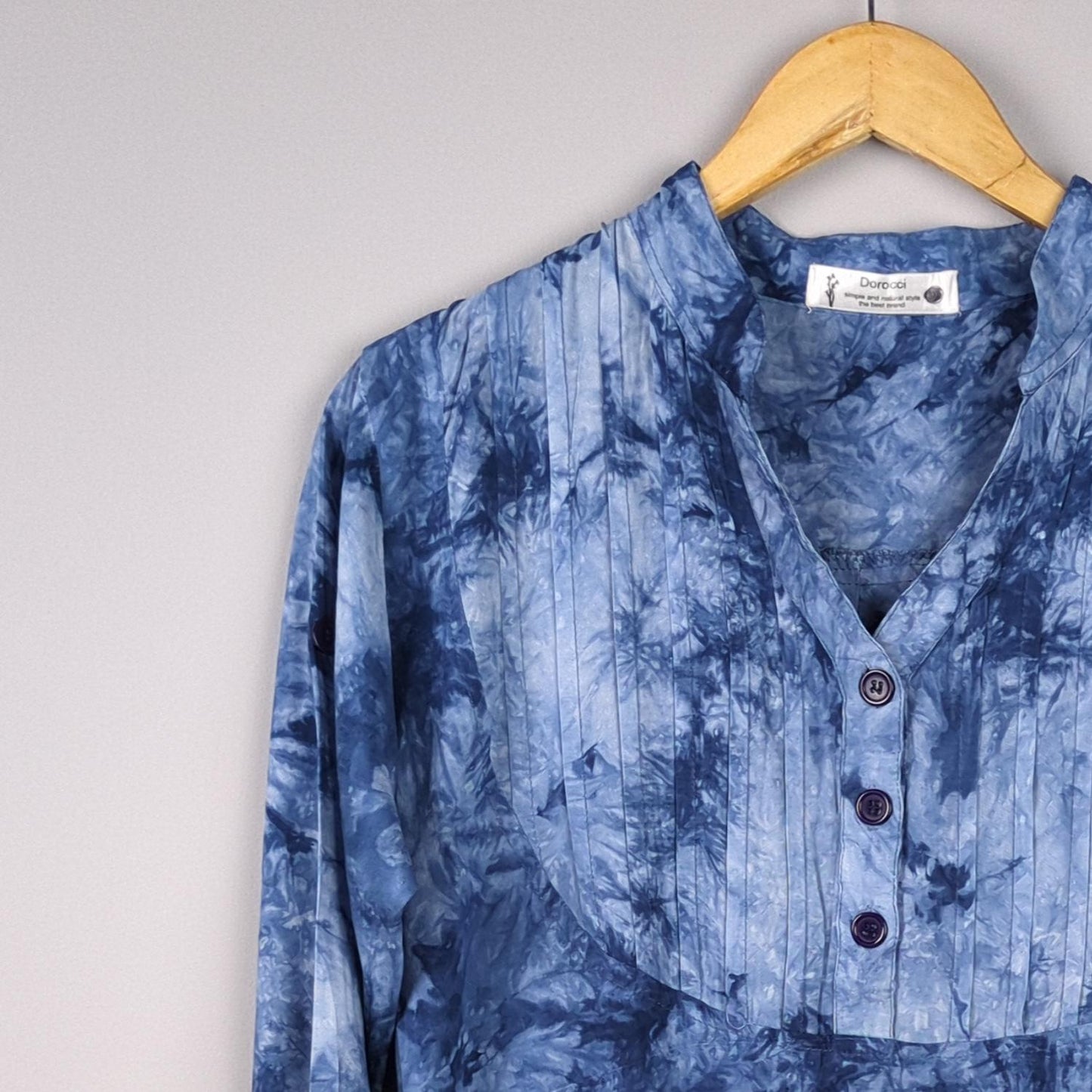 Tie Dye Button Up Kurti