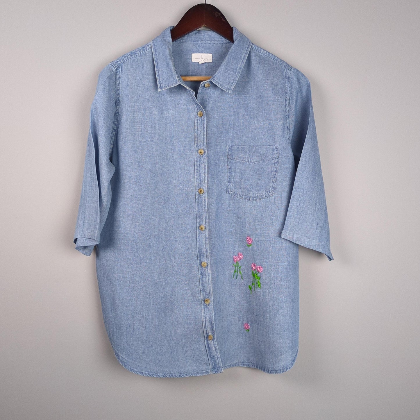 Upcycled Embroidered