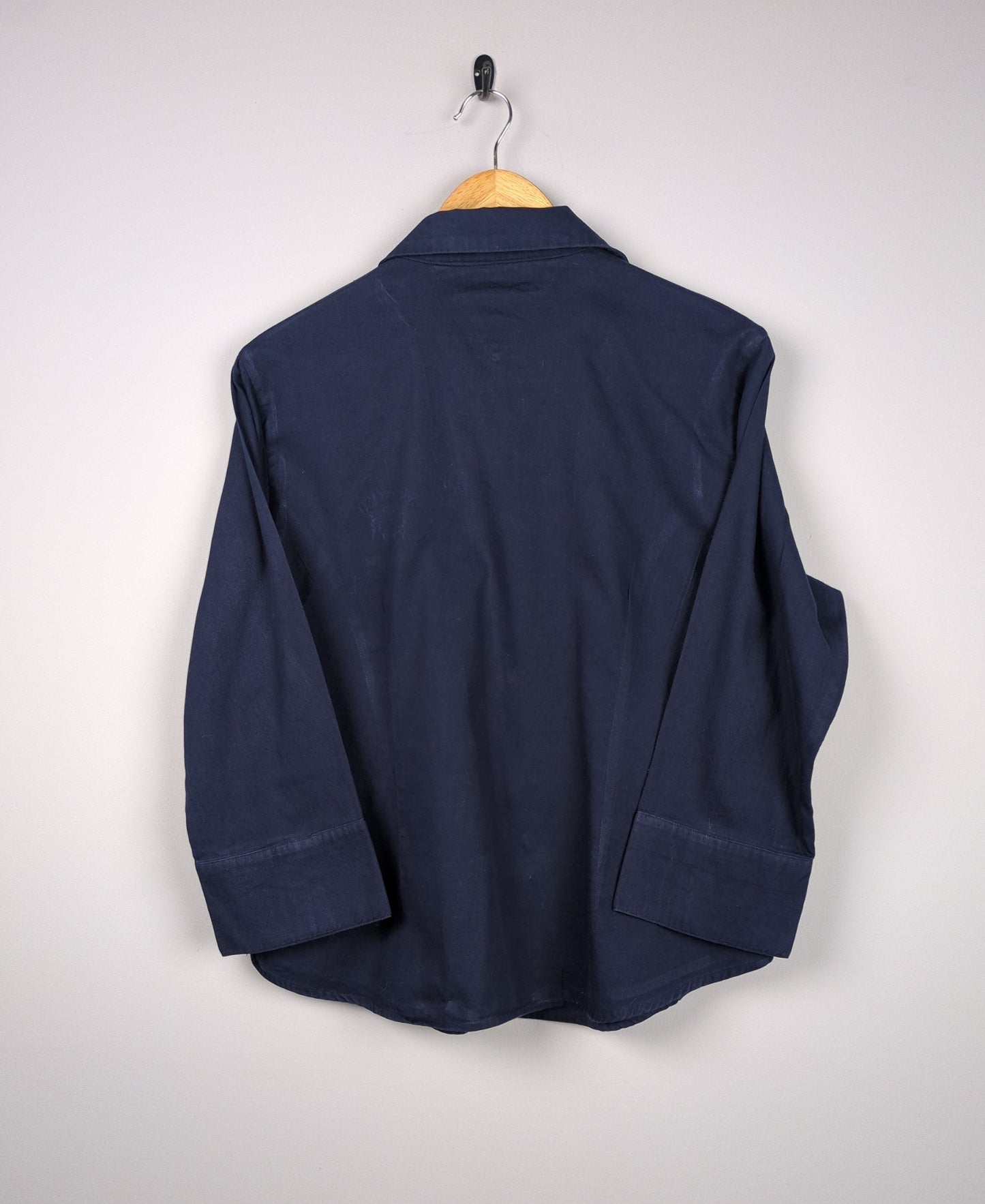Navy Button-Down