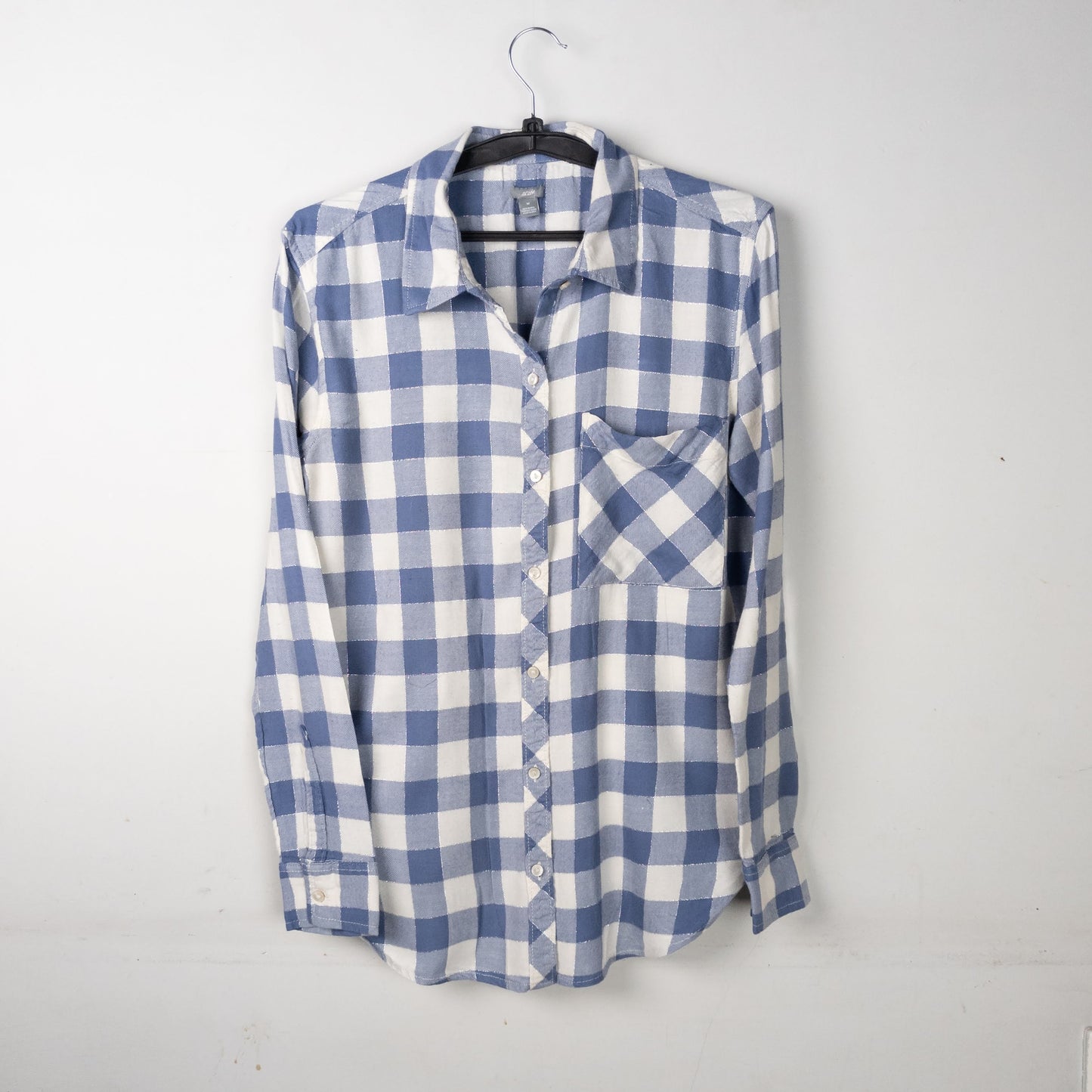 Plaid Button-Down Shirt