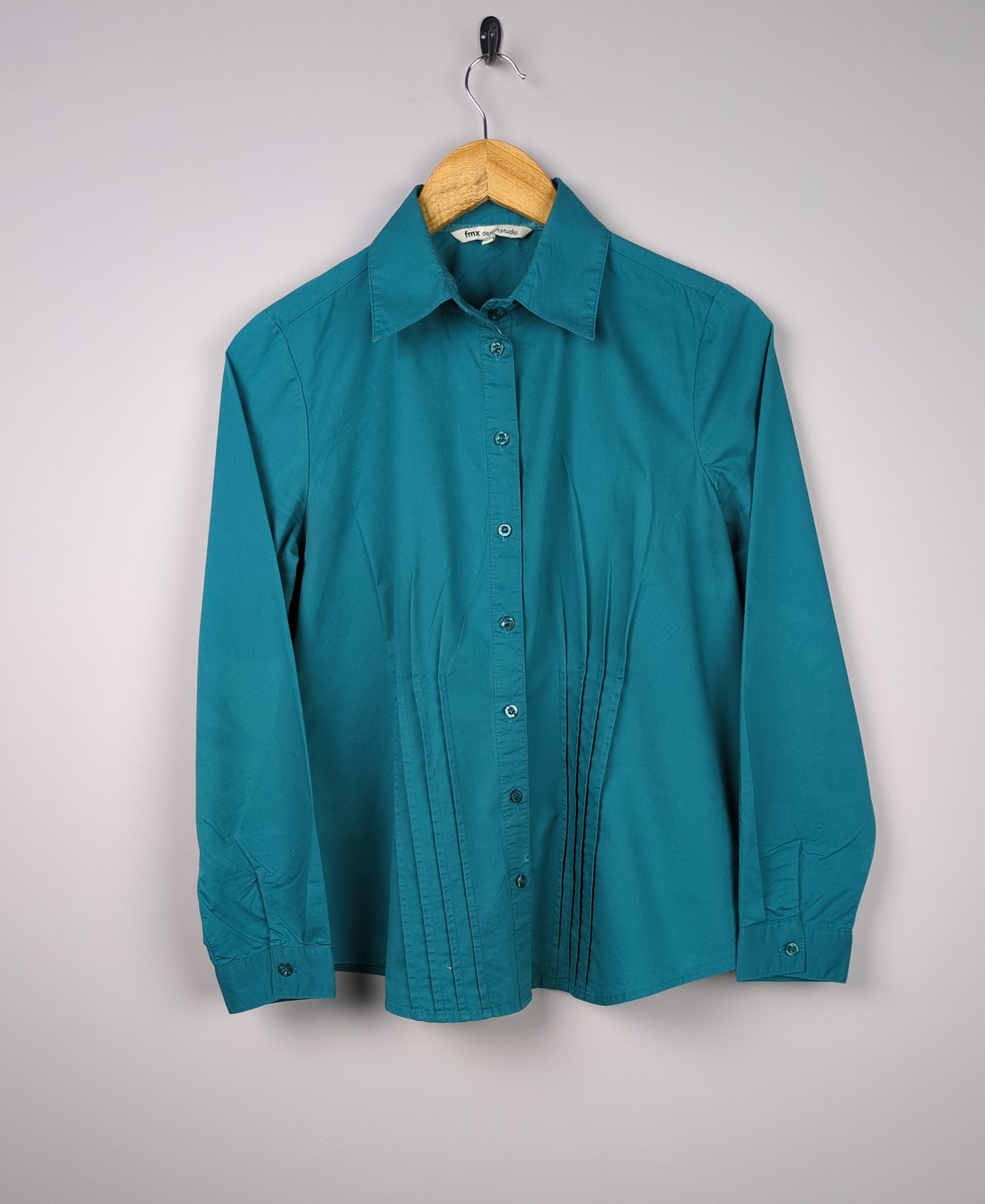 Teal Button-Up