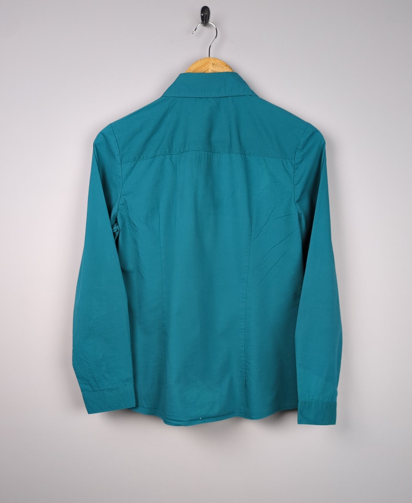 Teal Button-Up
