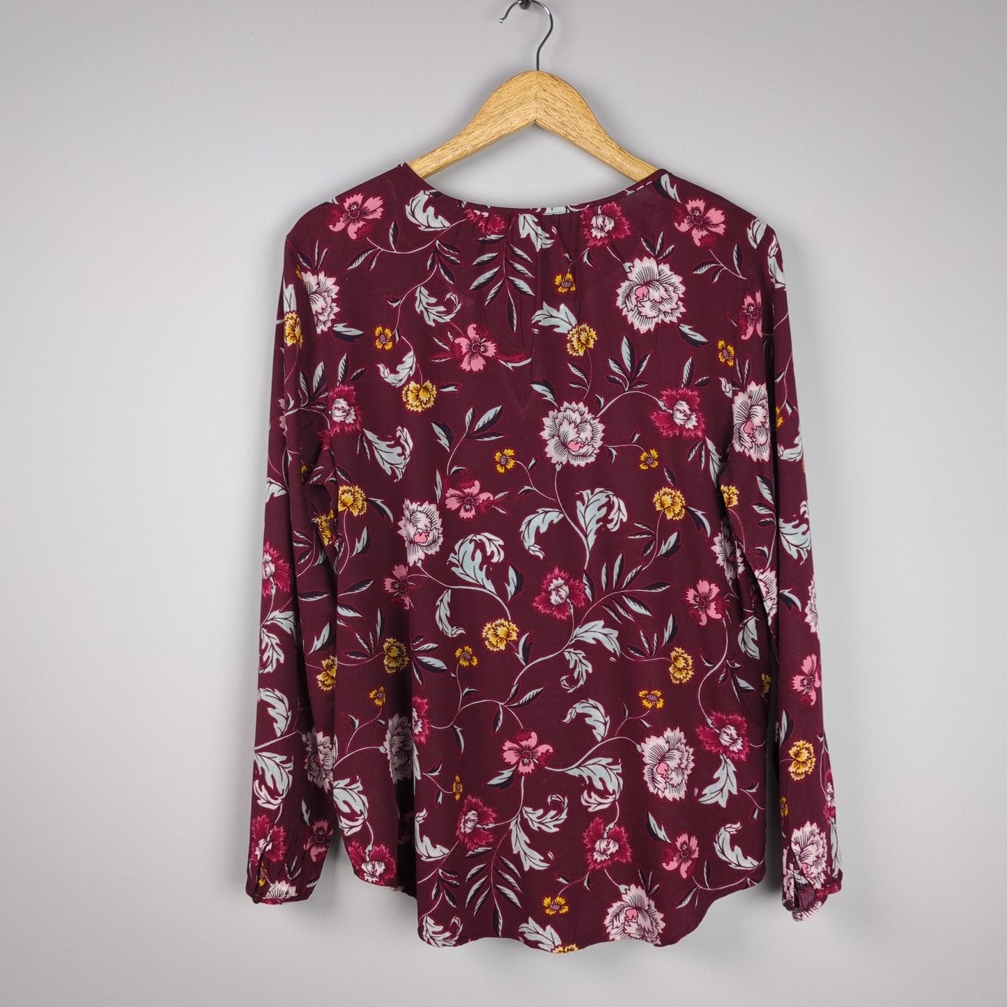 Floral Maroon