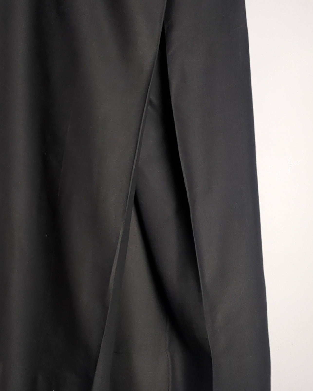 Payal Khandwala Black Wrap Skirt