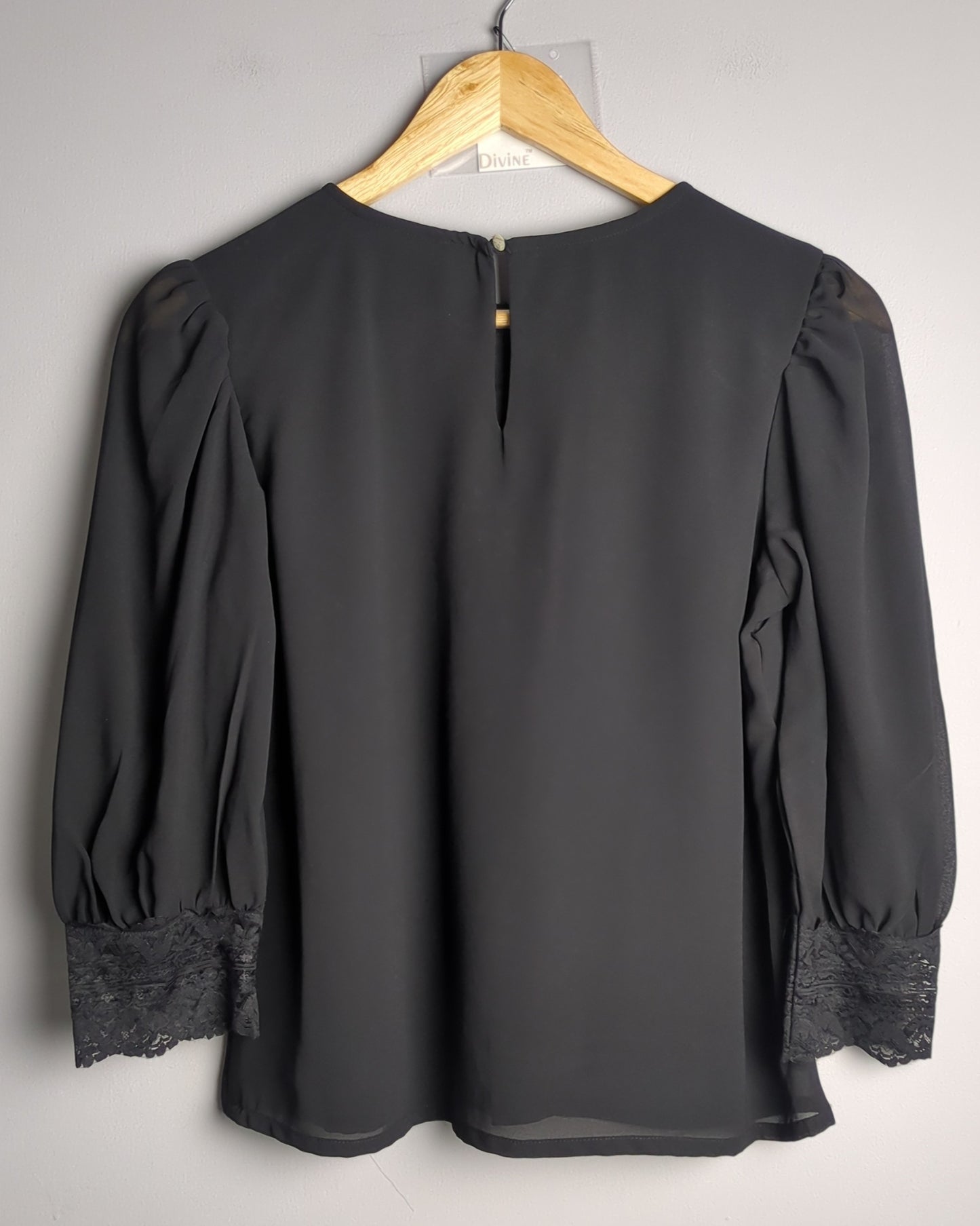And Black Lace Blouse