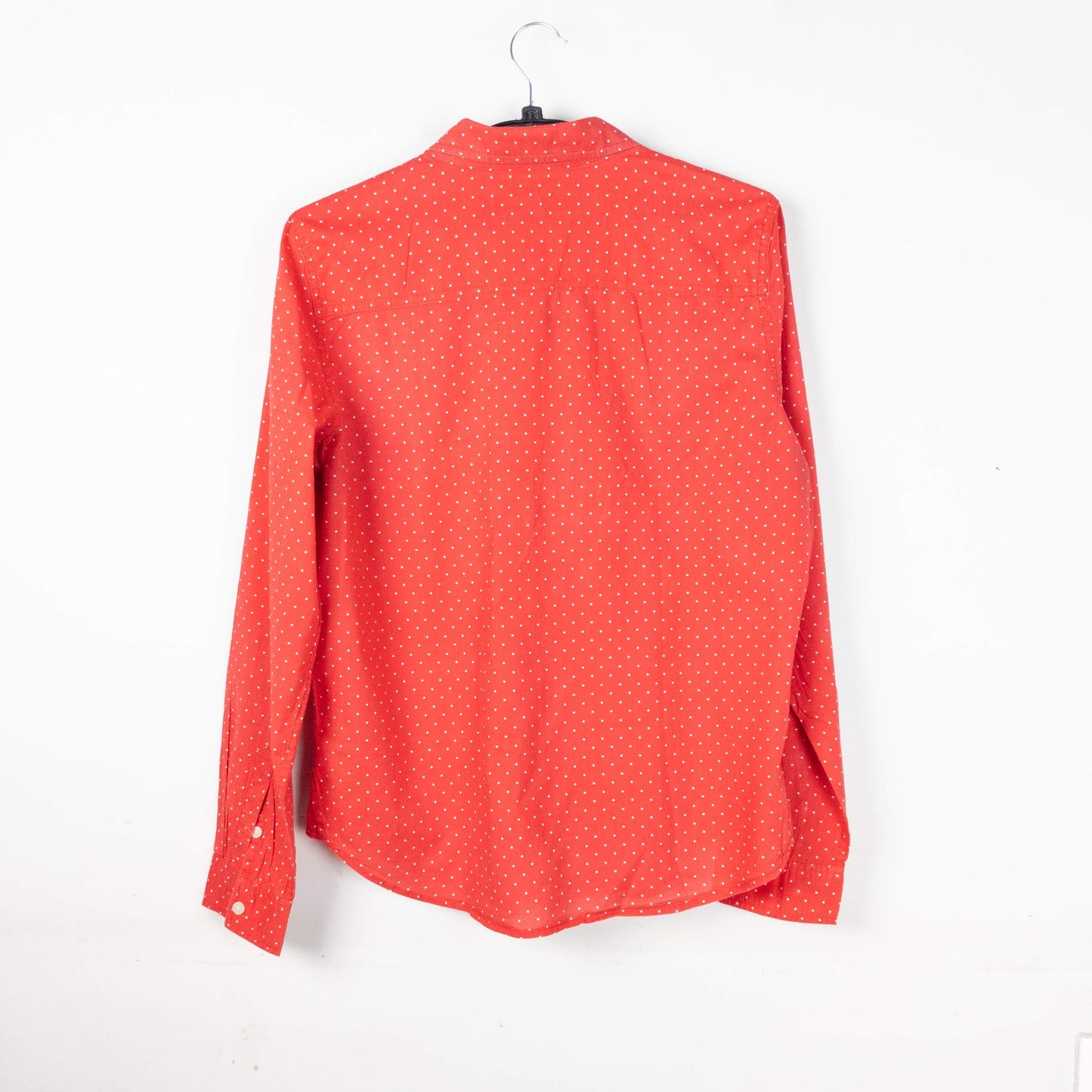 Red Polka Dot Button Down Shirt