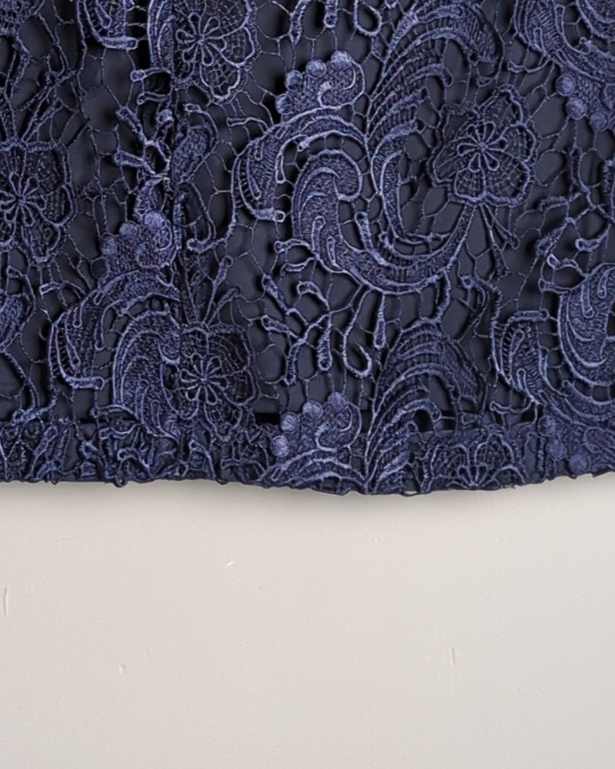 Forever 21 Blue Lace Skirt