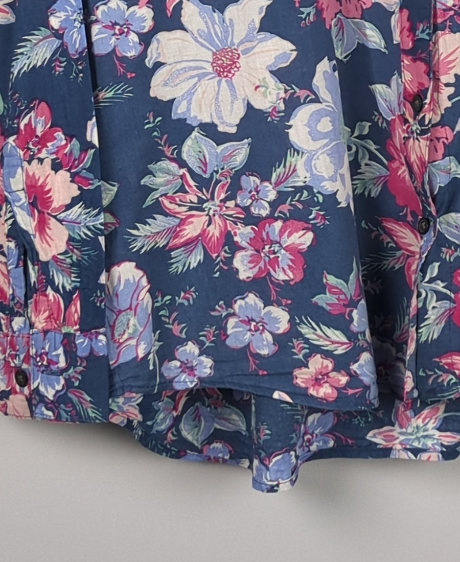 Floral Button-down