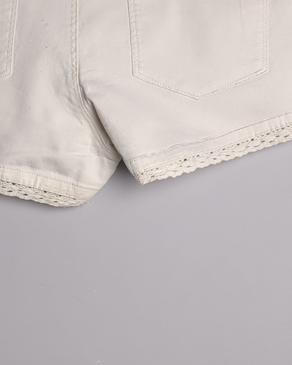 H&M Beige Denim Shorts