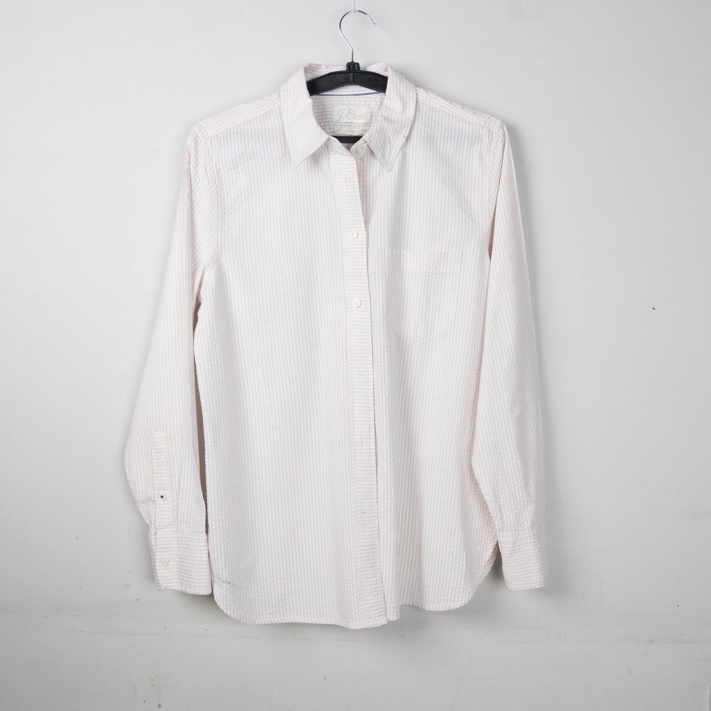 Pink Striped Button-Down Shirt