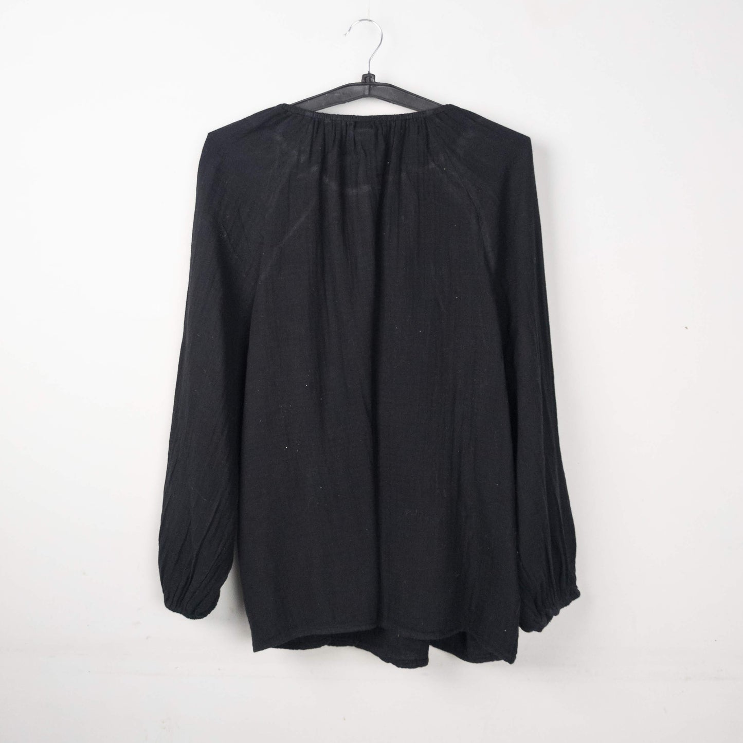Black Buttoned Blouse