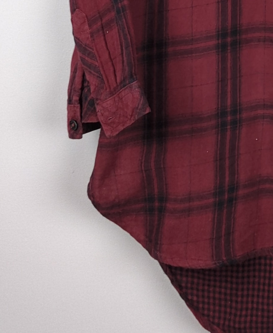 Plaid Maroon