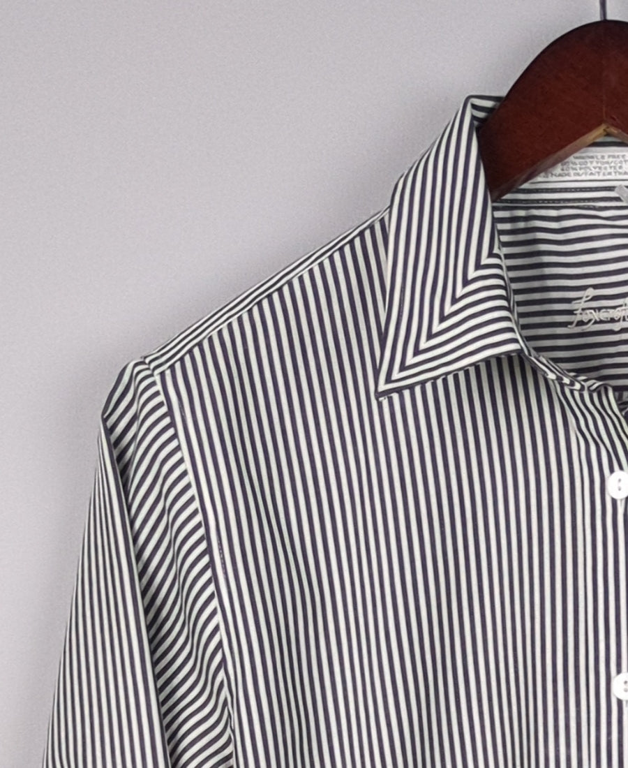 Striped Button-down