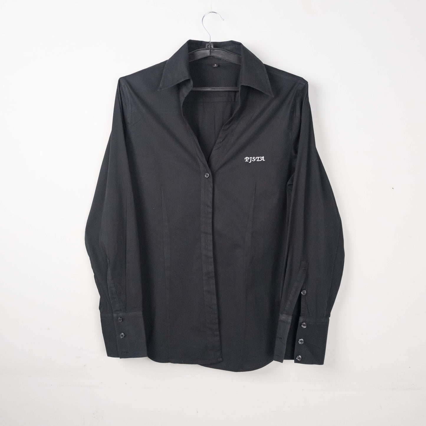 Black Long Sleeve Button-down Shirt