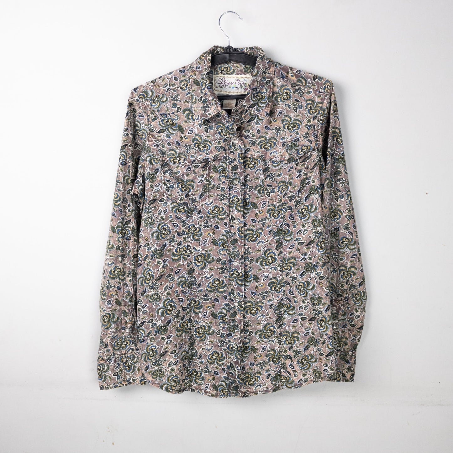Floral Button-down Shirt