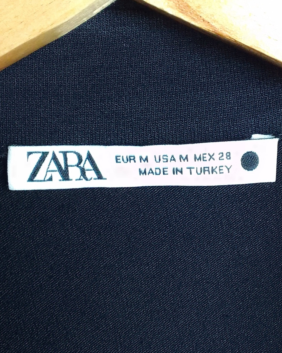 Zara Black Collared Shirt