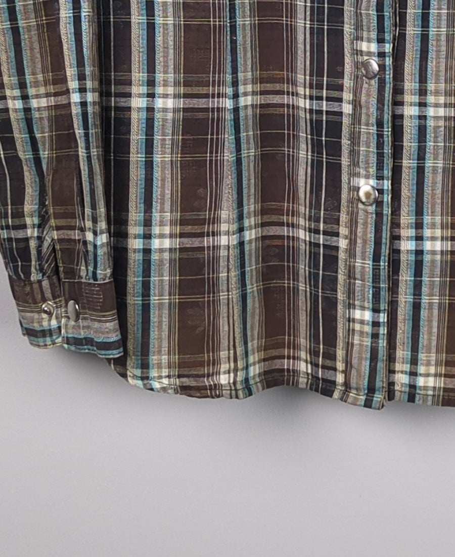 Plaid Button-down