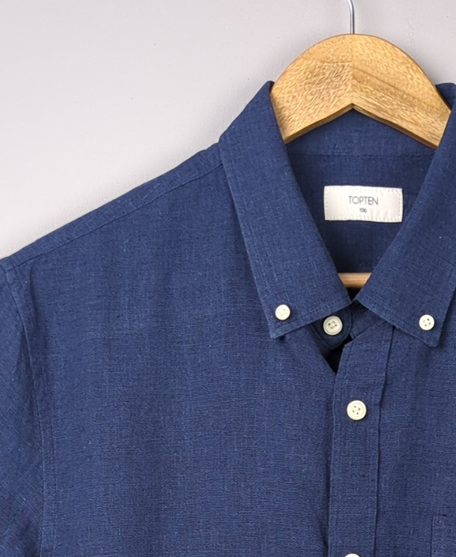 Navy Linen