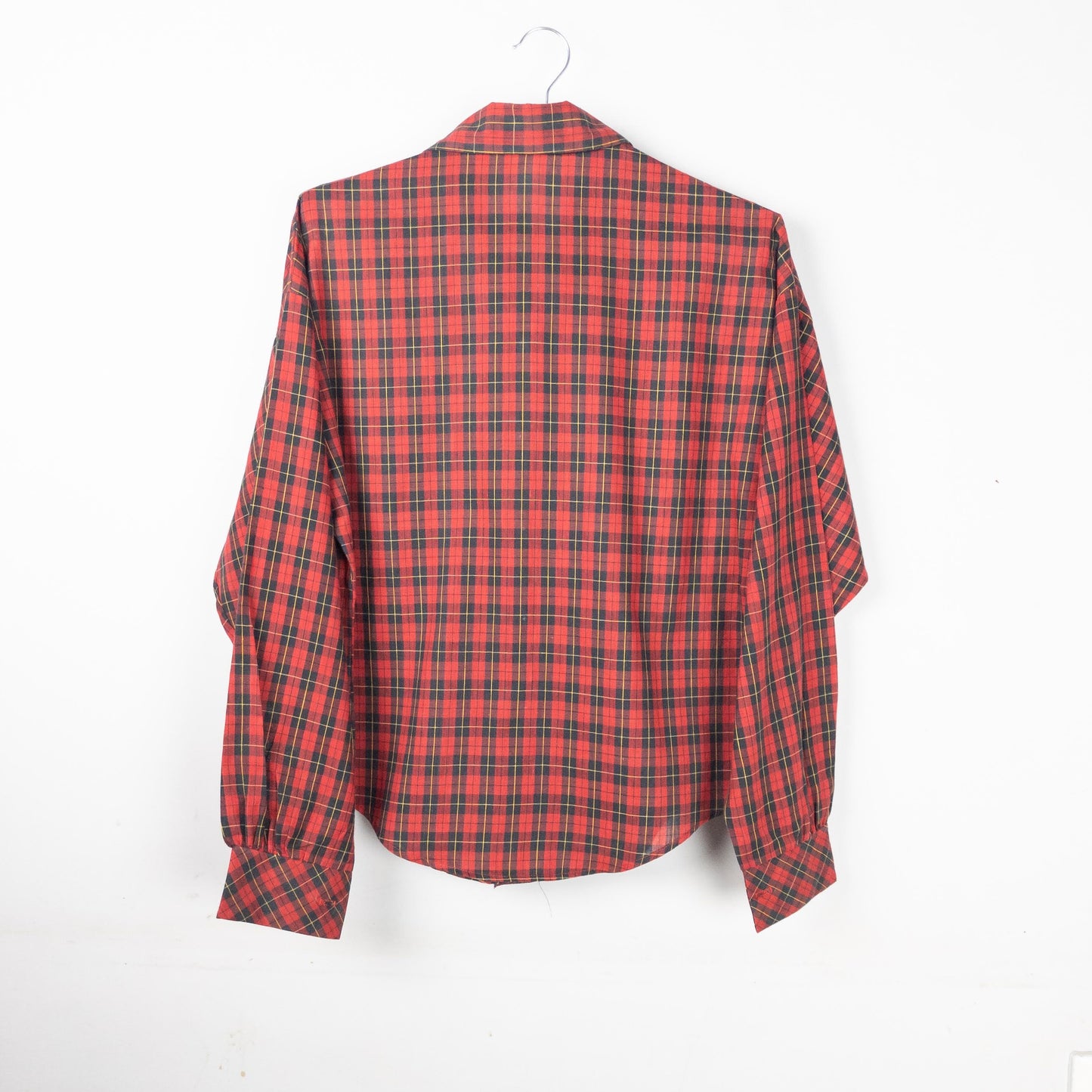 Plaid Long Sleeved Button Shirt