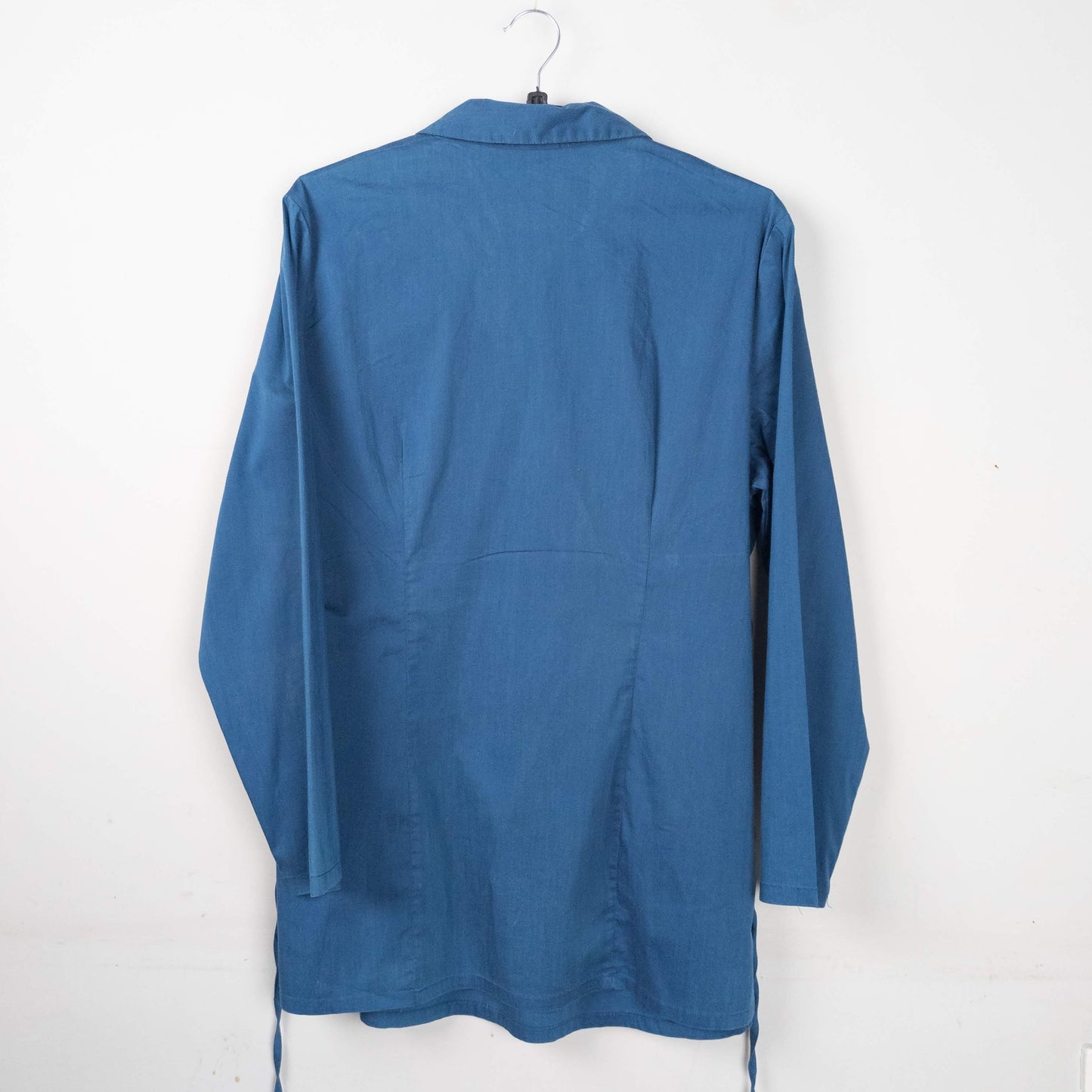 Long Sleeve Blue Blouse