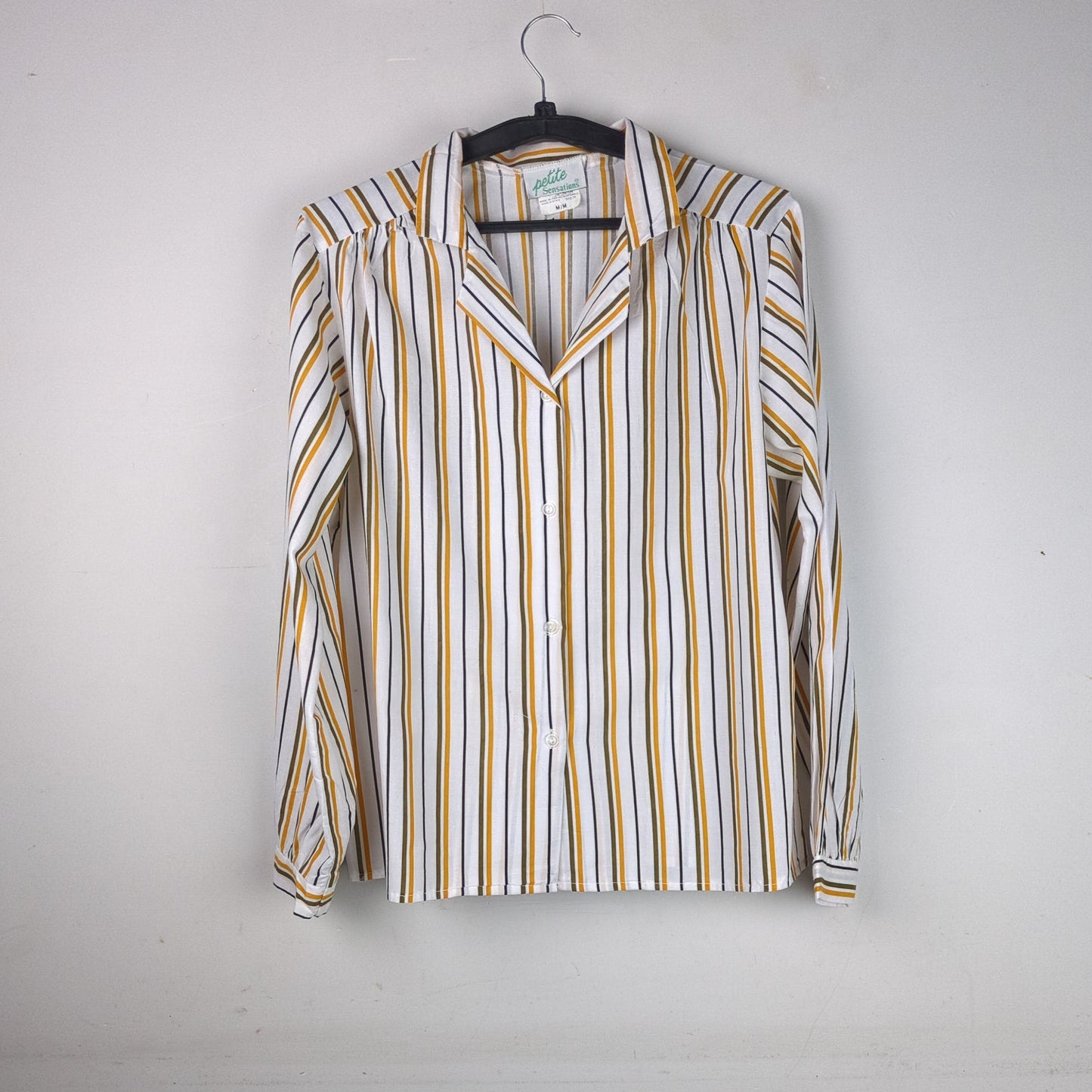 Striped Button-Up Shirt