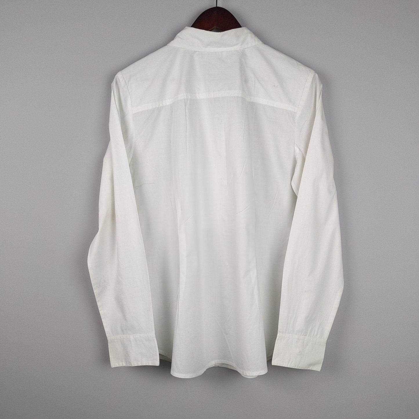 White Pleated Blouse