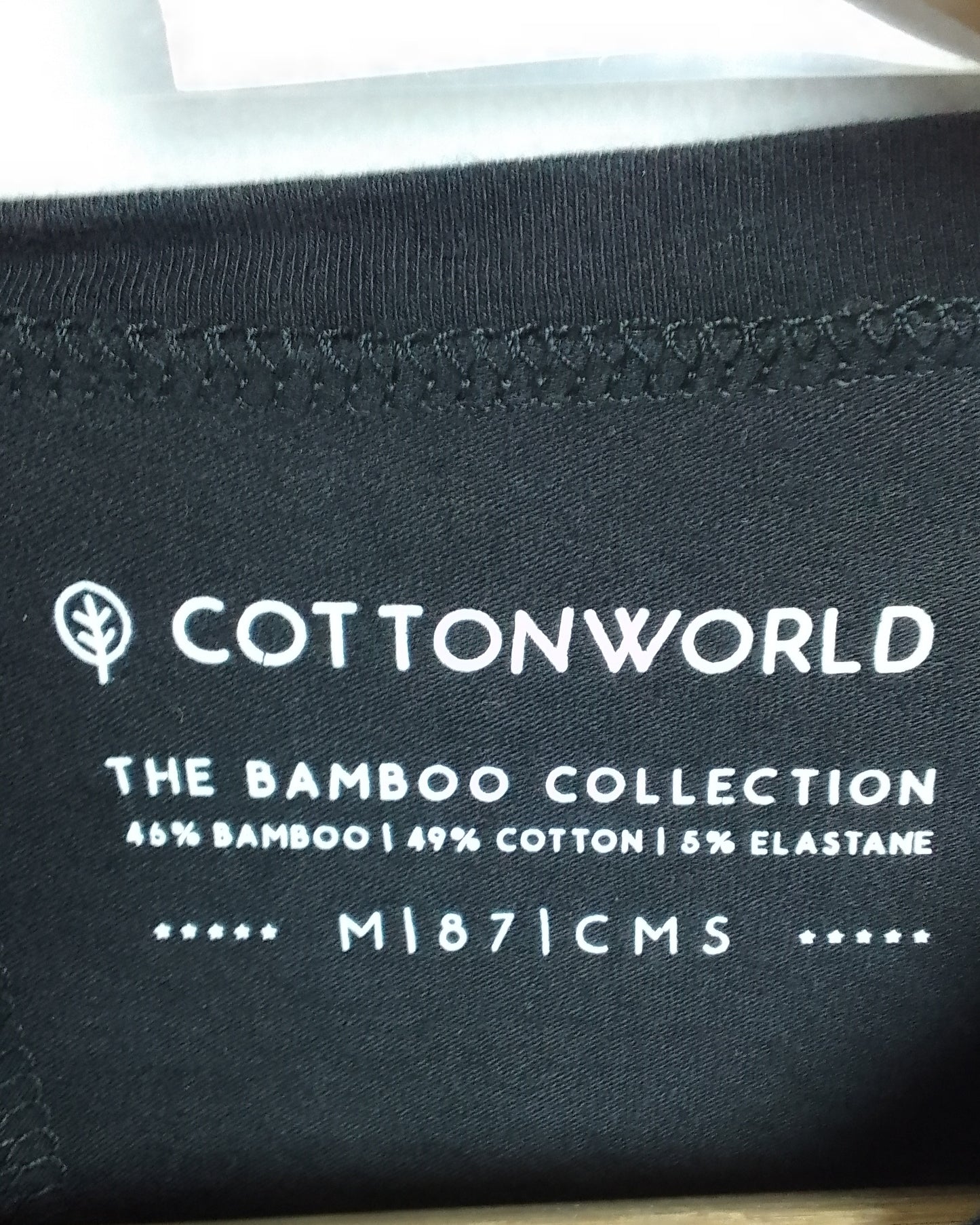 Cotton World Black Sleeveless Top