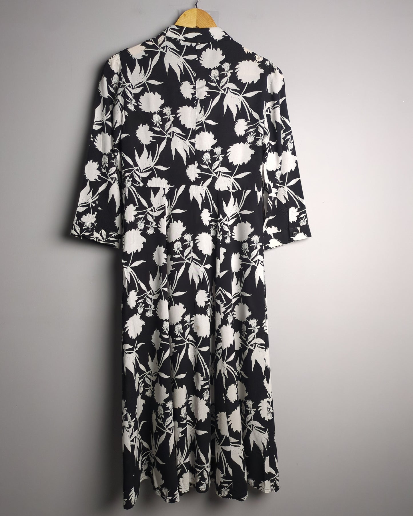 Zara Black Floral Shirt
