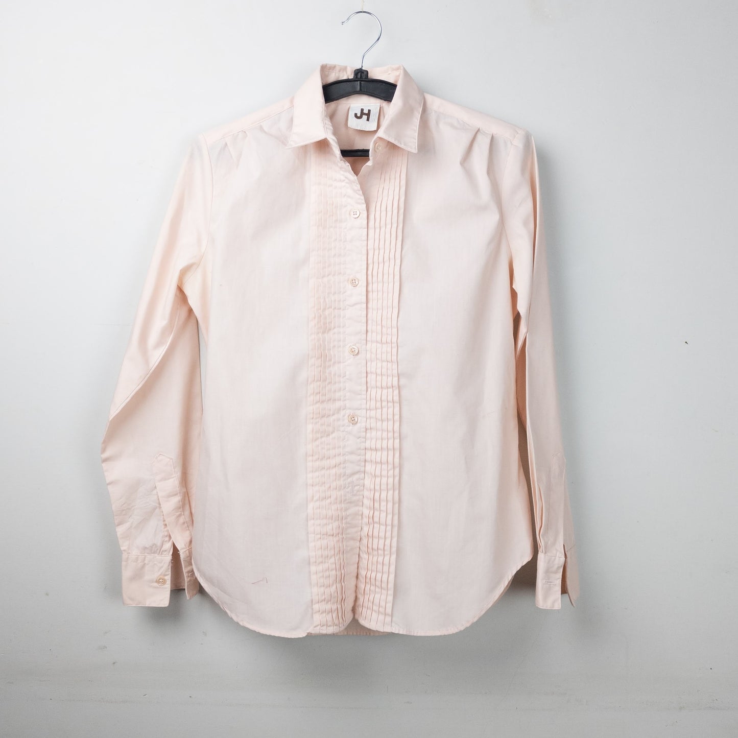Light Pink Pleated Dress Shirt