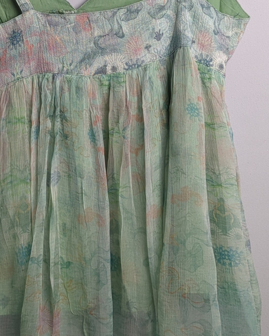 Endless Summer Green Floral Camisole
