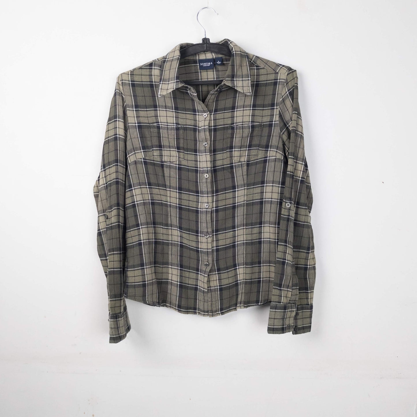 Sonoma Plaid Button-Down Shirt