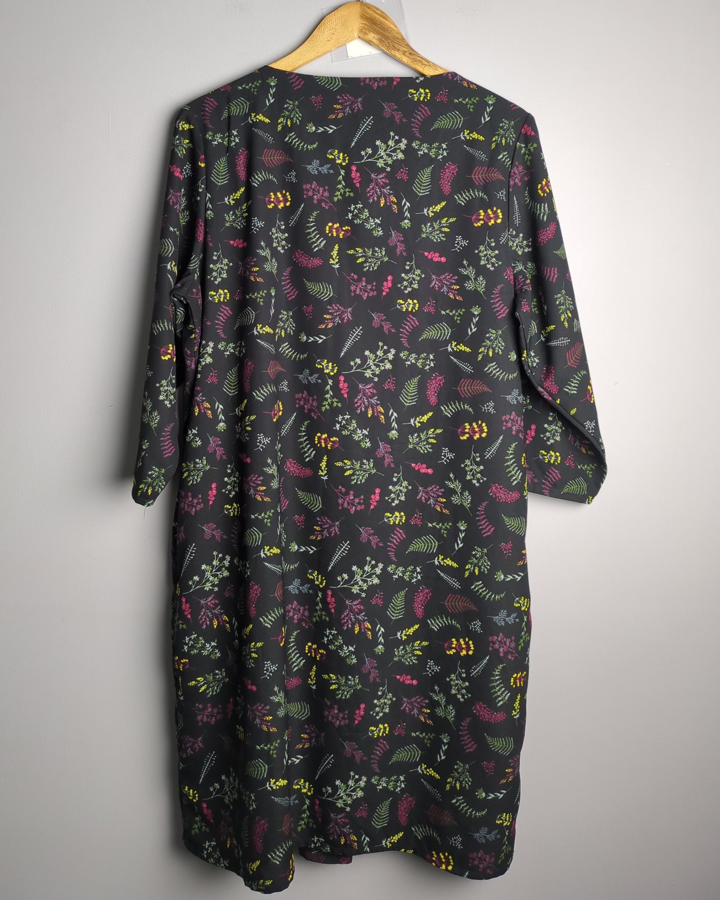 Project Eve Black Floral Dress