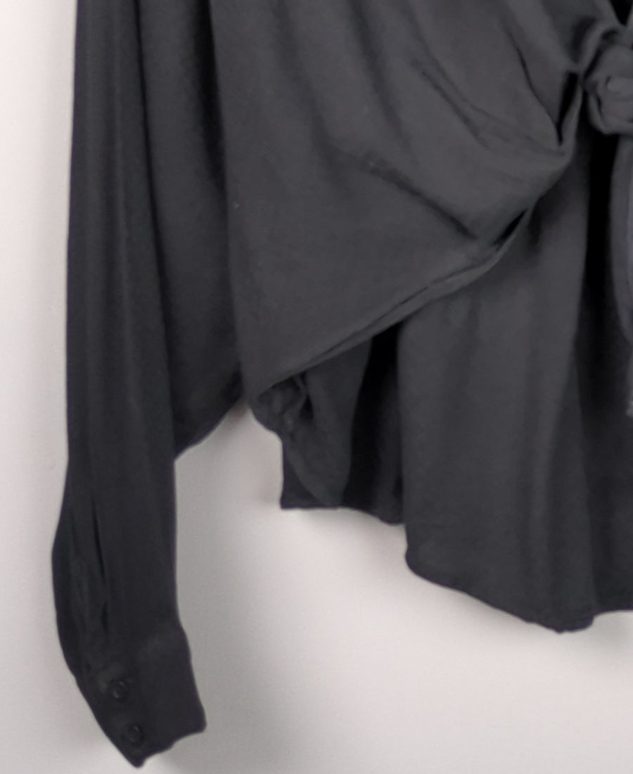Midnight Tie-Front