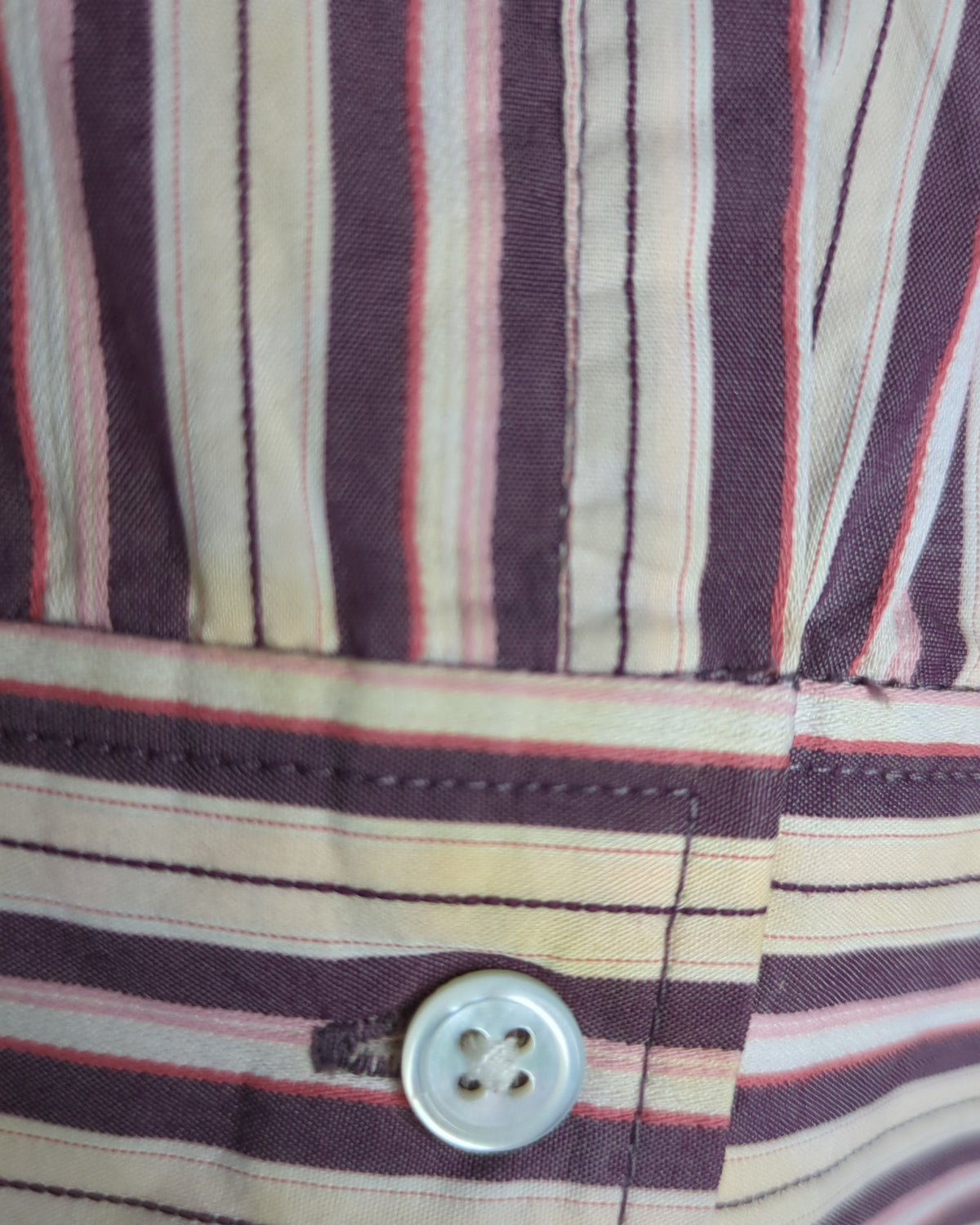 Wine Striped Shirt