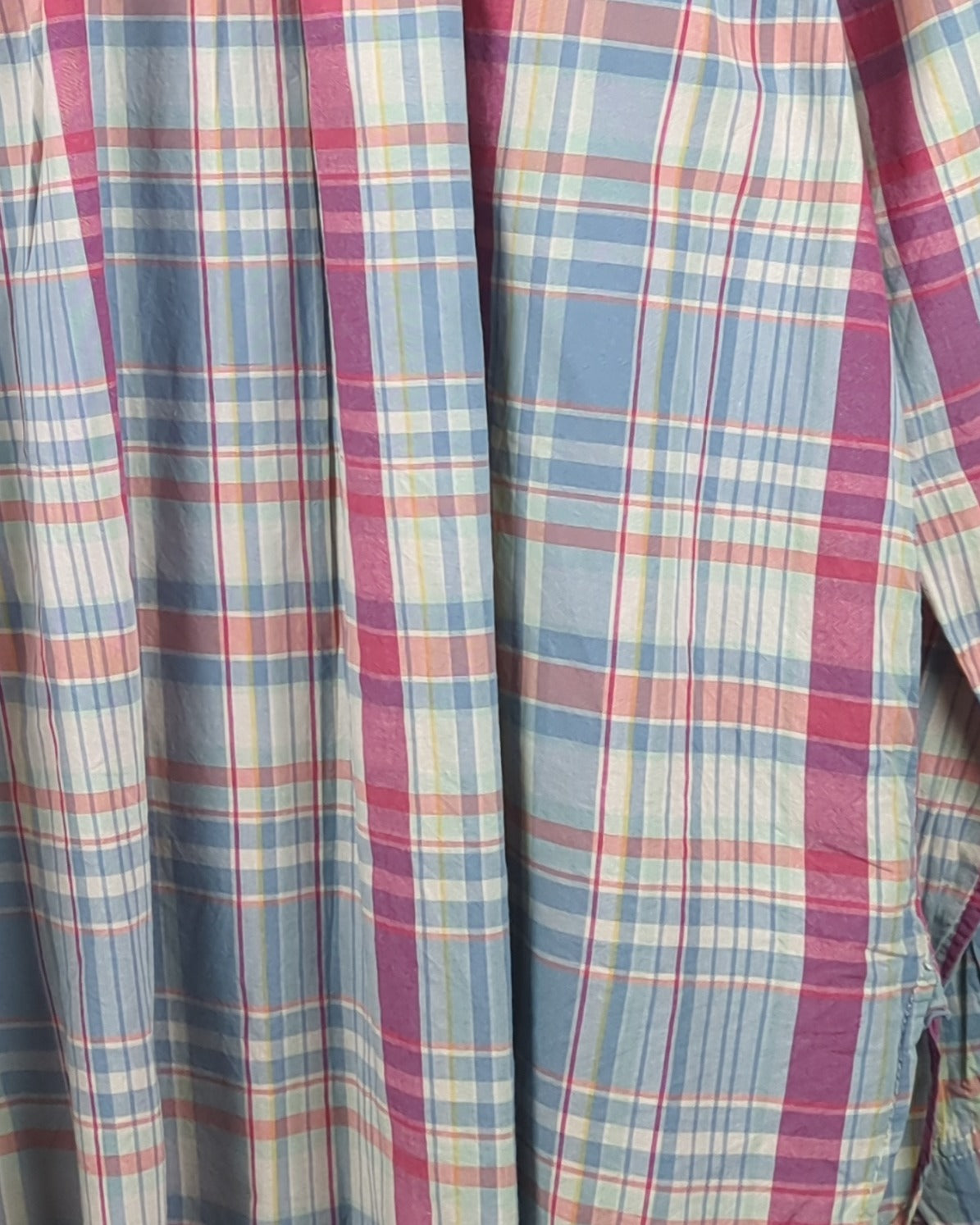 Blue Plaid Shirt