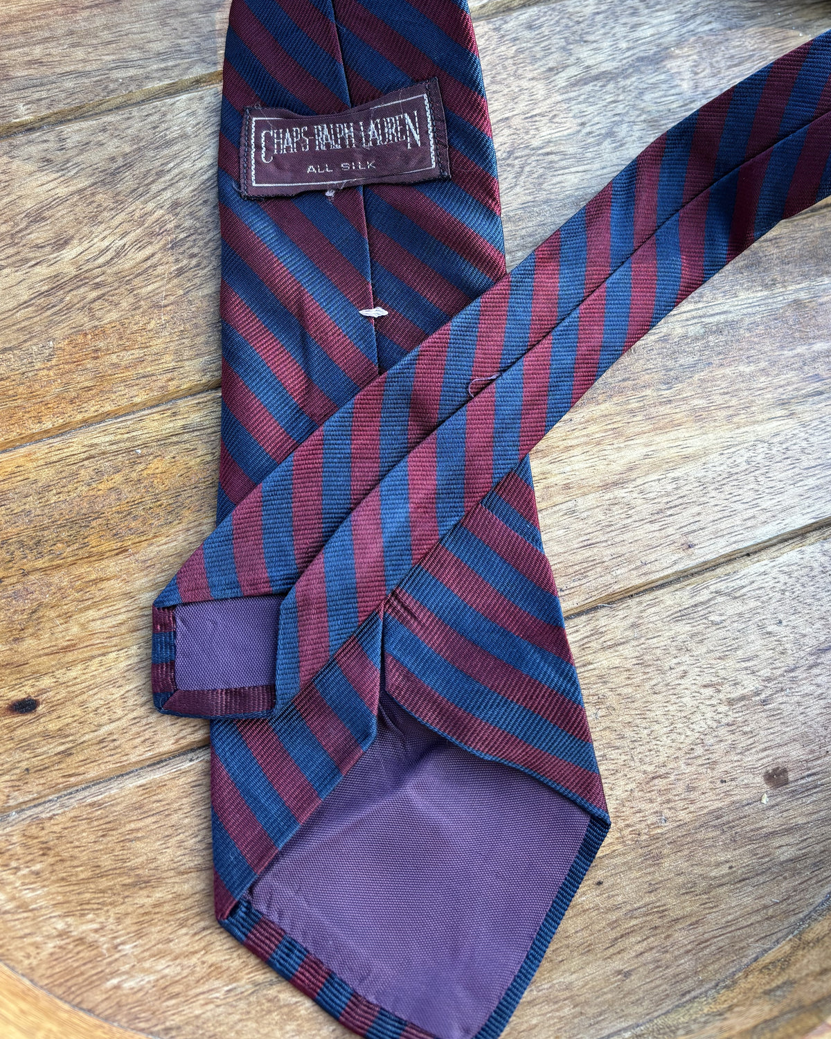 Chaps By Ralph Lauren Wine Neck Tie