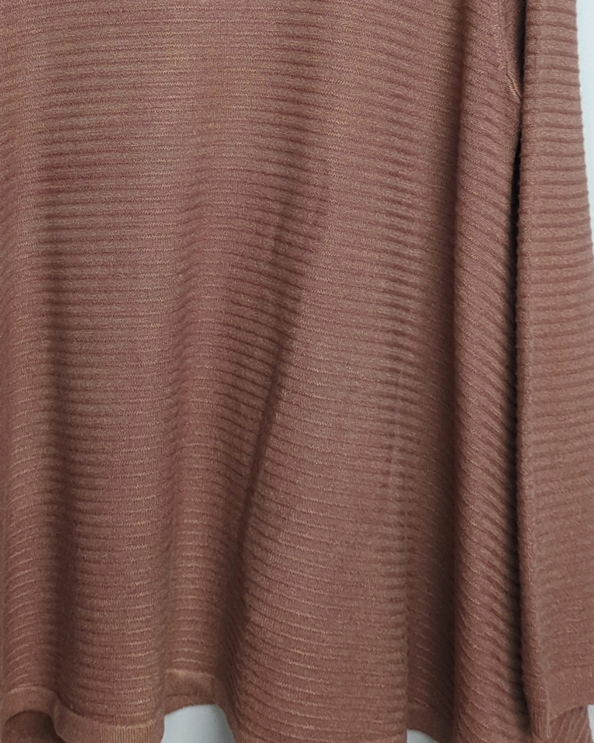 Brown Ribbed Sweater