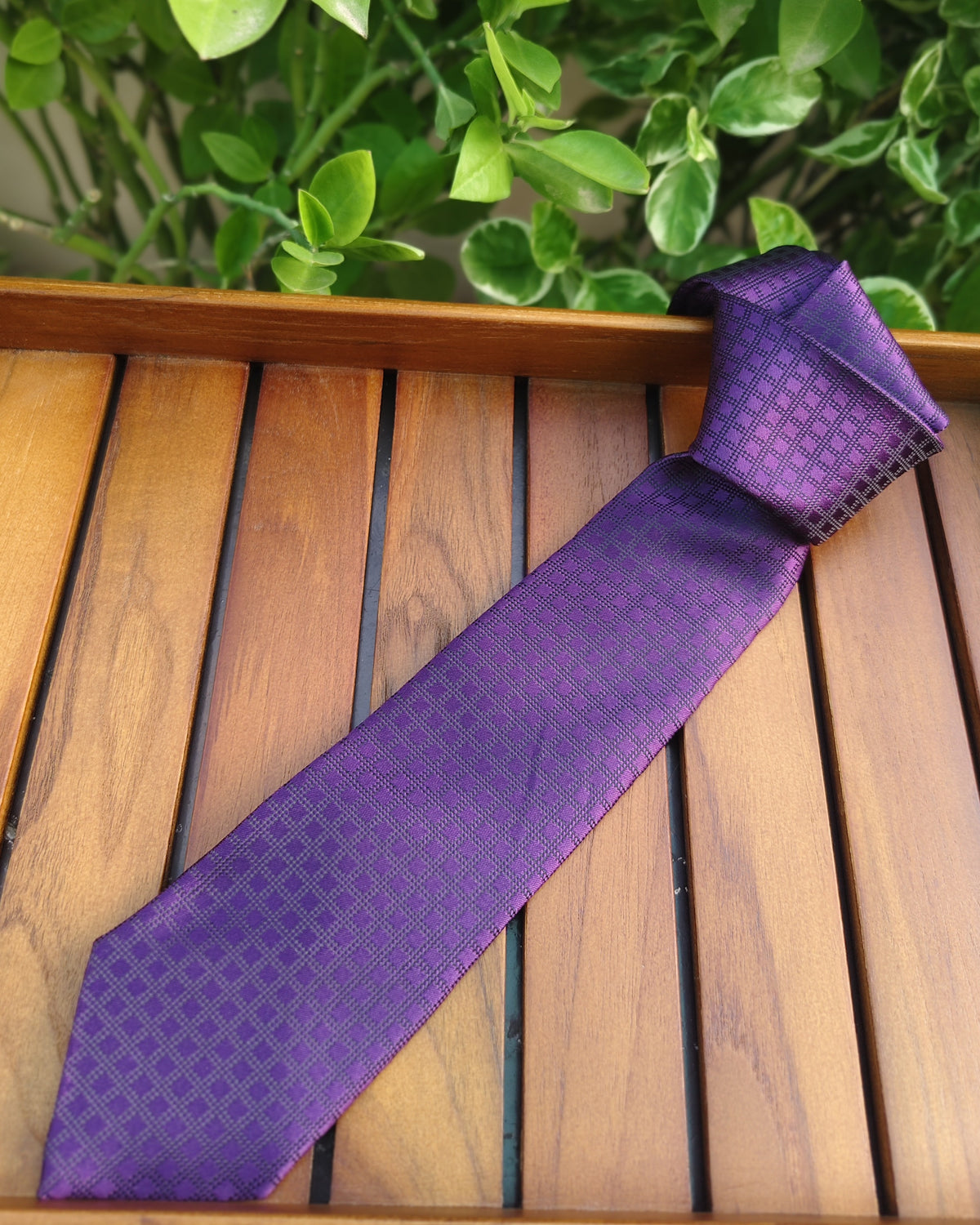 Peter England Purple Formal Necktie